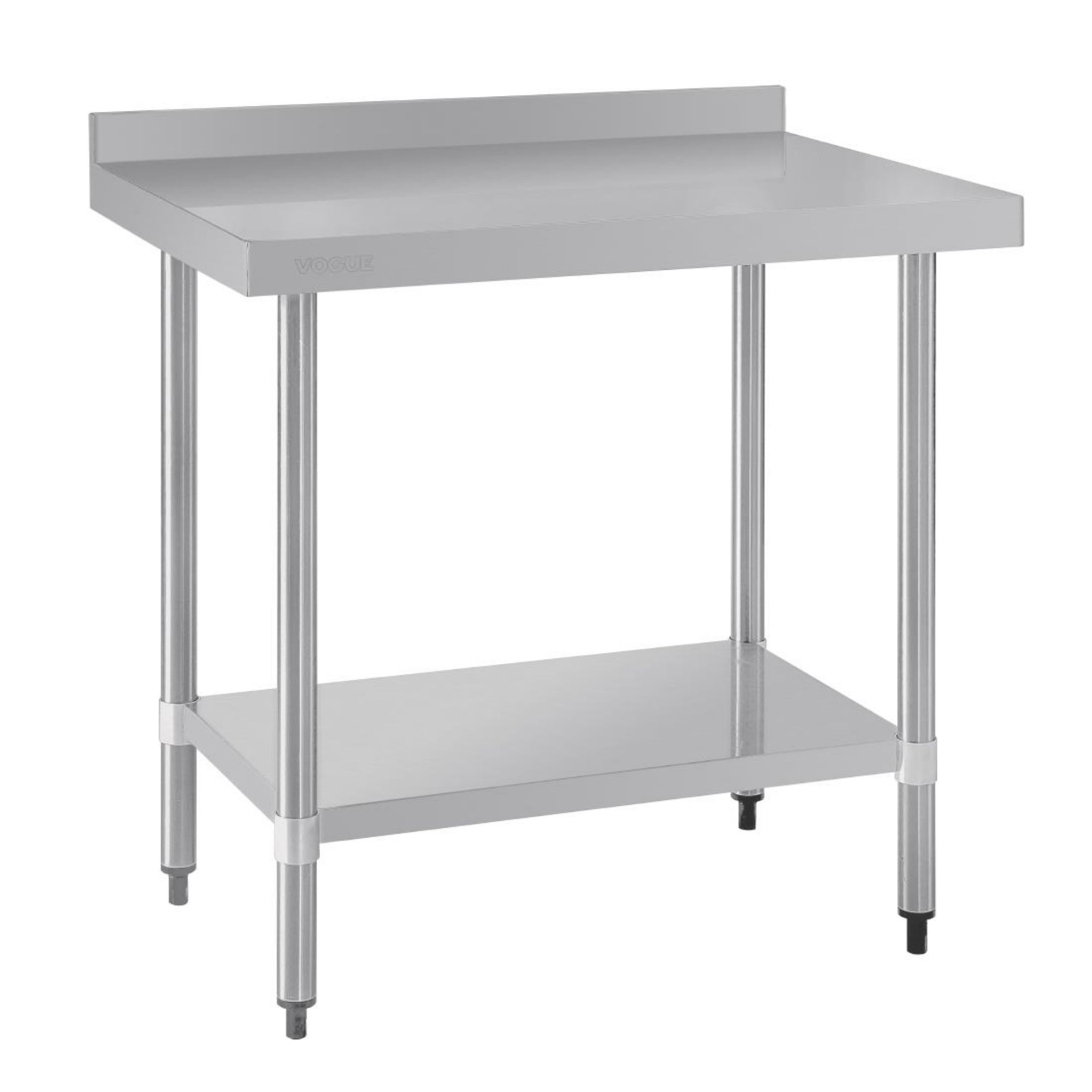 Picture of Vogue Stainless Steel Prep Table with Upstand 900mm