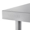 Picture of Vogue Stainless Steel Prep Table with Upstand 900mm