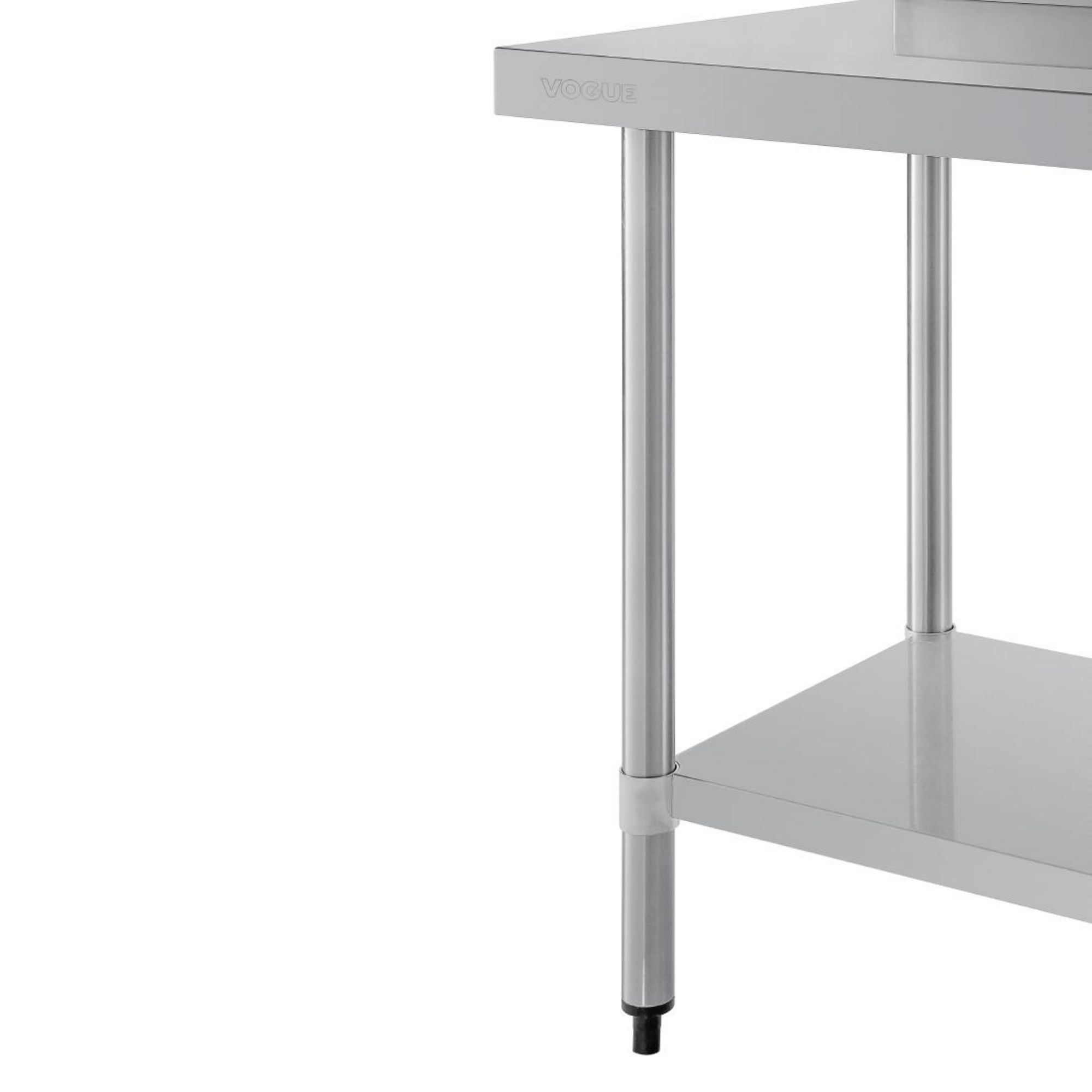 Picture of Vogue Stainless Steel Prep Table with Upstand 900mm