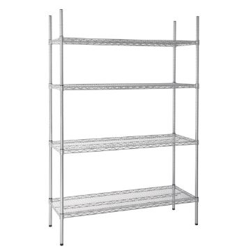 Picture of Vogue 4 Tier Wire Shelving Kit 1220x460mm