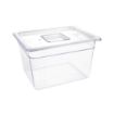 Picture of Vogue Polycarbonate 1/2 Gastronorm Container 200mm Clear