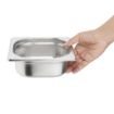 Picture of Vogue Stainless Steel 1/6 Gastronorm Tray 65mm