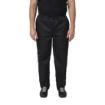 Picture of Whites Vegas Chef Trousers Polycotton Black M (5 Pack)