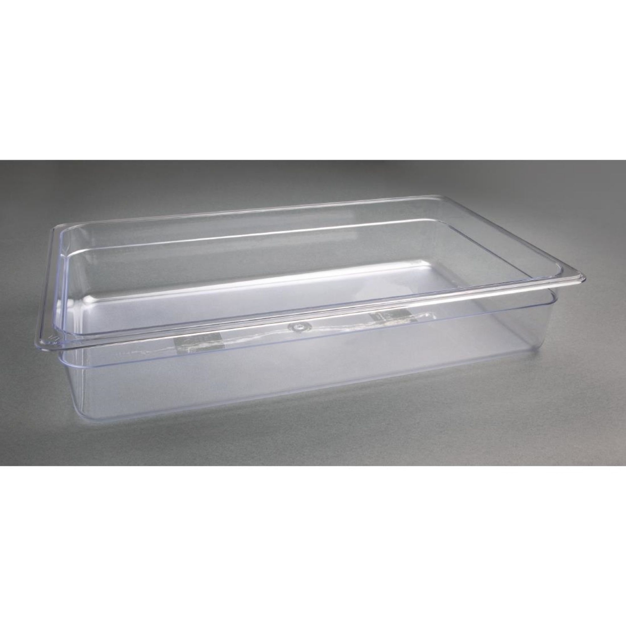 Picture of Vogue Polycarbonate 1/1 Gastronorm Container 100mm Clear