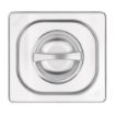 Picture of Vogue Stainless Steel 1/6 Gastronorm Lid
