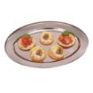 Picture of Olympia Stainless Steel Oval Serving Tray 300mm - K363
