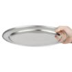 Picture of Olympia Stainless Steel Oval Serving Tray 300mm - K363