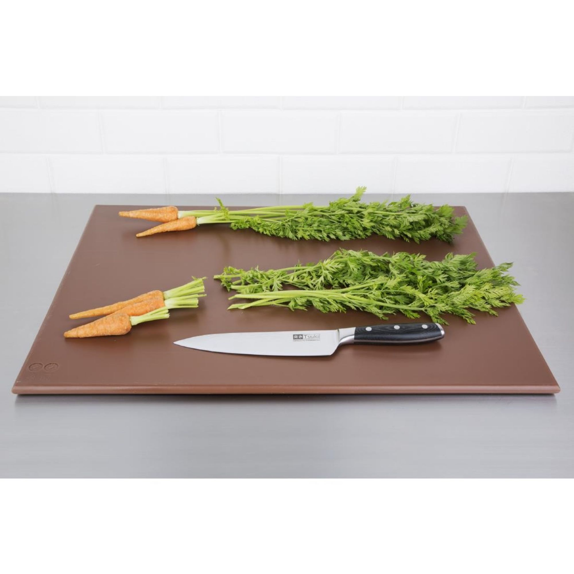Picture of Hygiplas High Density Brown Chopping Board Large 600x450x12mm