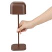 Picture of Olympia Lucca Table Lamp Squared Dome Chestnut 300mm