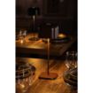 Picture of Olympia Lucca Table Lamp Squared Dome Chestnut 300mm