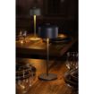 Picture of Olympia Siena Table Lamp Round Dome Grey 300mm