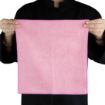 Picture of Jantex Microfibre Cloths Pink (5 Pack)