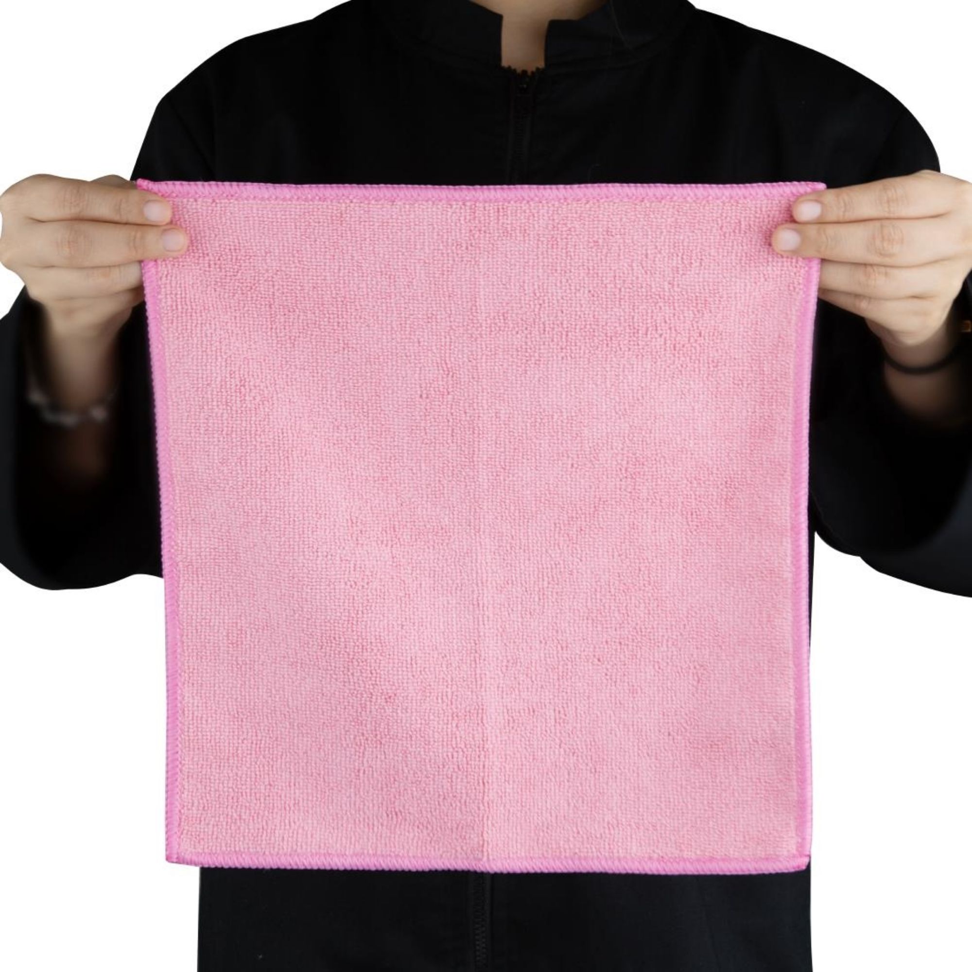 Picture of Jantex Microfibre Cloths Pink (5 Pack)