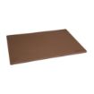 Picture of Hygiplas Low Density Brown Chopping Board Standard 450x300x12mm