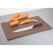 Picture of Hygiplas Low Density Brown Chopping Board Standard 450x300x12mm
