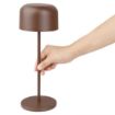 Picture of Olympia Siena Table Lamp Round Dome Chestnut 300mm