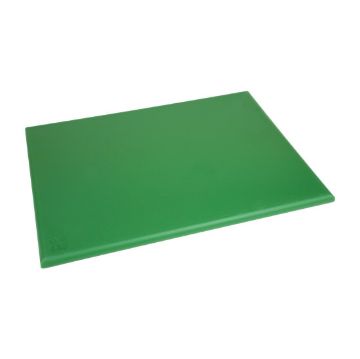 Picture of Hygiplas Thick High Density Green Chopping Board Large 600x450x25mm