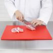 Picture of Hygiplas Low Density Red Chopping Board Standard 450x300x12mm