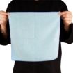 Picture of Jantex Microfibre Cloths Blue 400x400mm (5 Pack)