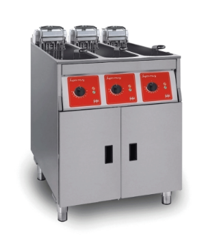 Picture of SL633L33G0 - FriFri Super Easy 633 Electric Free-standing Triple Tank Fryer with Filtration