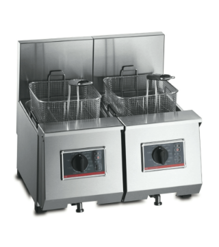 Picture of FriFri Profi+ 6 + 6 Electric Counter-top Twin Tank Fryer - 2 Baskets - W 540 mm - 2 x 4.6 kW