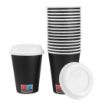 Picture of Nisbets Essentials Hot Cups and Lids Pack 12oz (300 Pack)