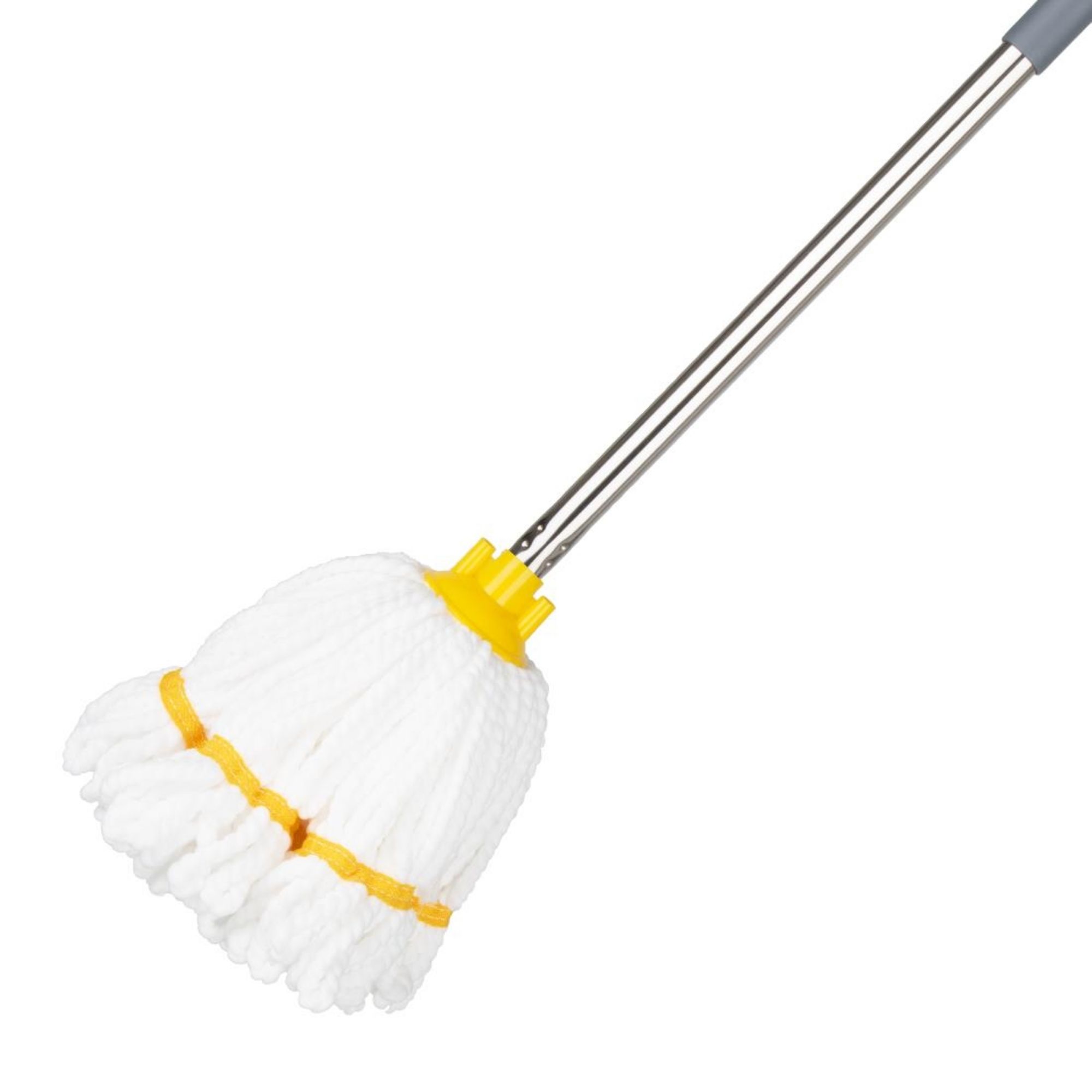 Picture of Jantex Microfibre Mop Head Yellow Stripe 150g