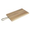 Picture of Olympia Rectangular Paddle Board Acacia Wood with Metal Handles 615x260x20mm