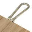 Picture of Olympia Rectangular Paddle Board Acacia Wood with Metal Handles 615x260x20mm