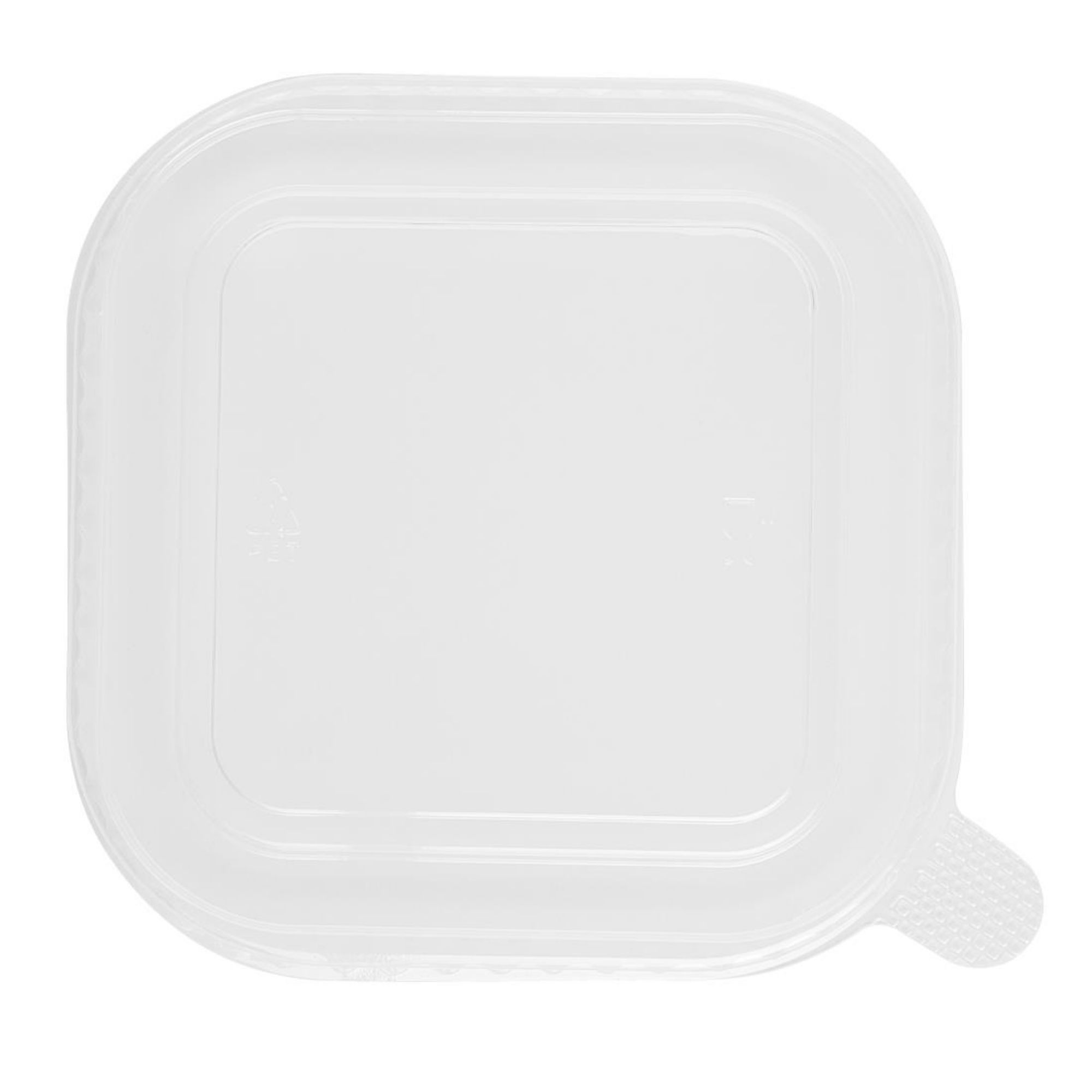 Picture of Fiesta Recyclable PET lid for Square Container Bases (300 Pack)