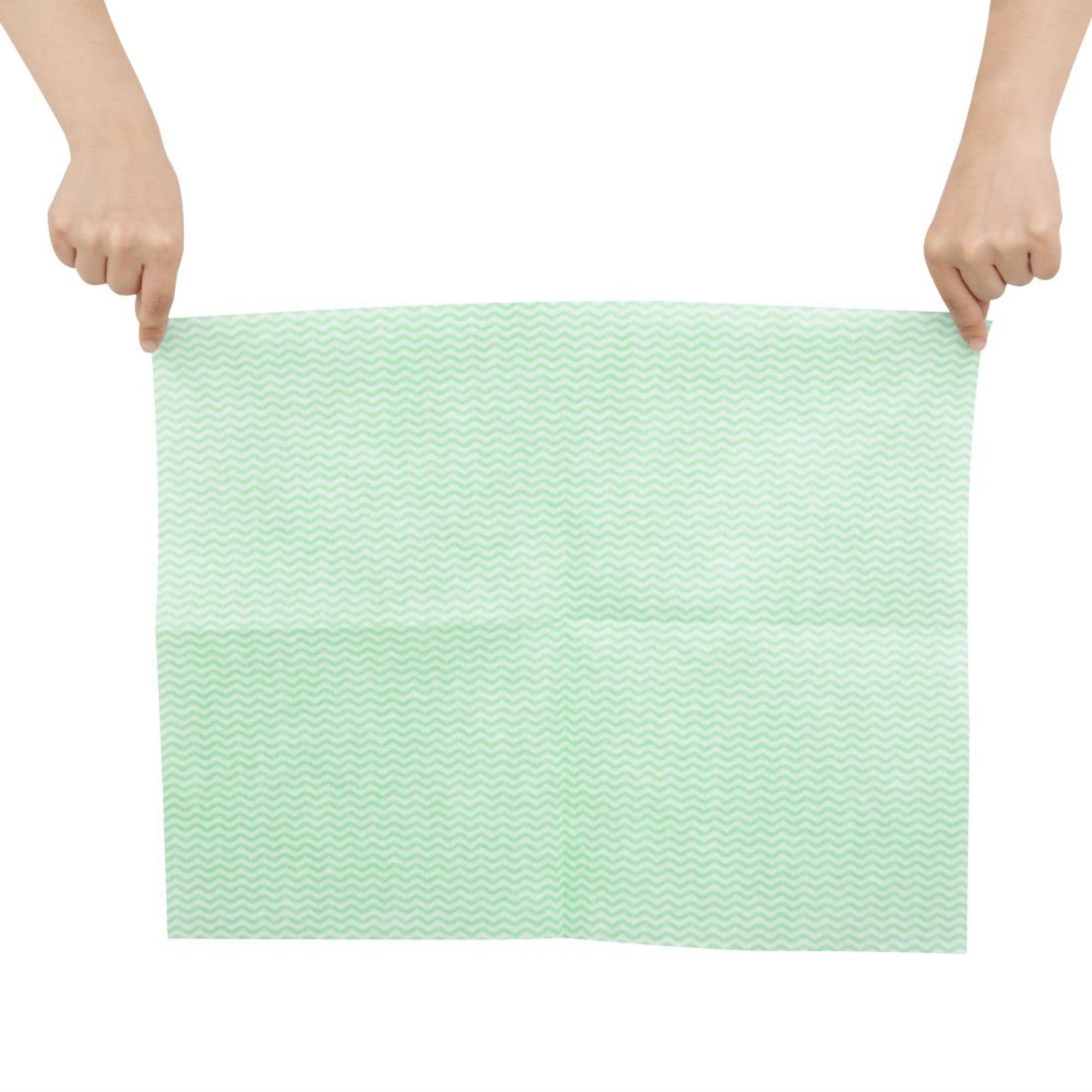 Picture of Jantex Heavy Duty Non-Woven Cloths Green (25 Pack)