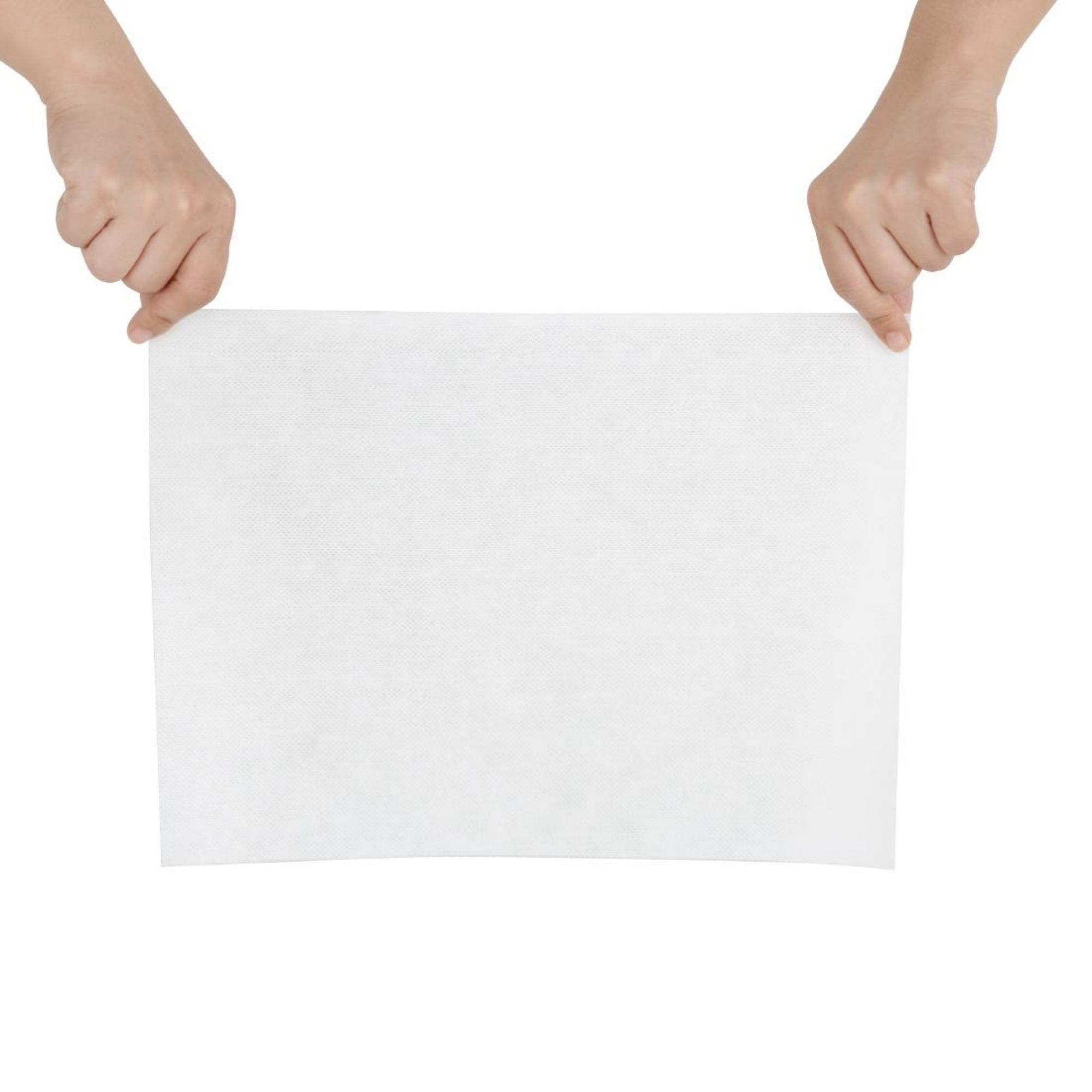 Picture of Jantex Green Compostable Cleaning Cloth White (200 pack)