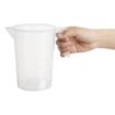 Picture of Nisbets Essentials Polypropylene Measuring Jug 1Ltr - HB203