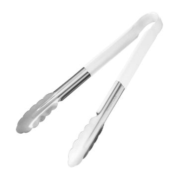 Picture of Hygiplas Colour Coded White Serving Tong 300mm