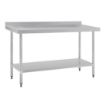 Picture of Vogue Stainless Steel Table with Upstand 1500mm