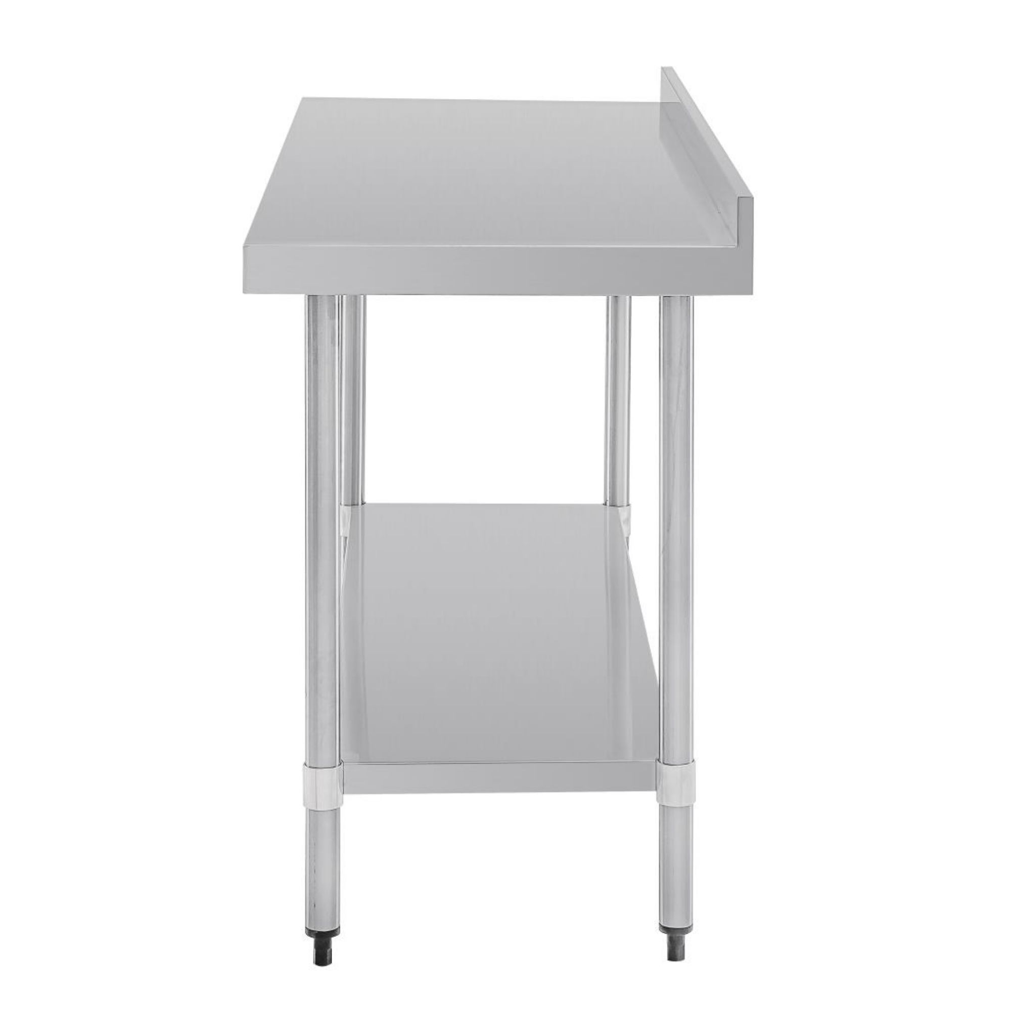 Picture of Vogue Stainless Steel Table with Upstand 1500mm