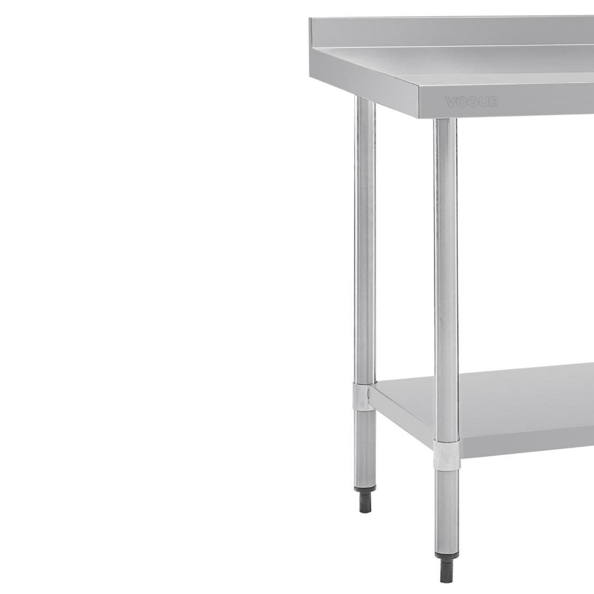 Picture of Vogue Stainless Steel Table with Upstand 1500mm