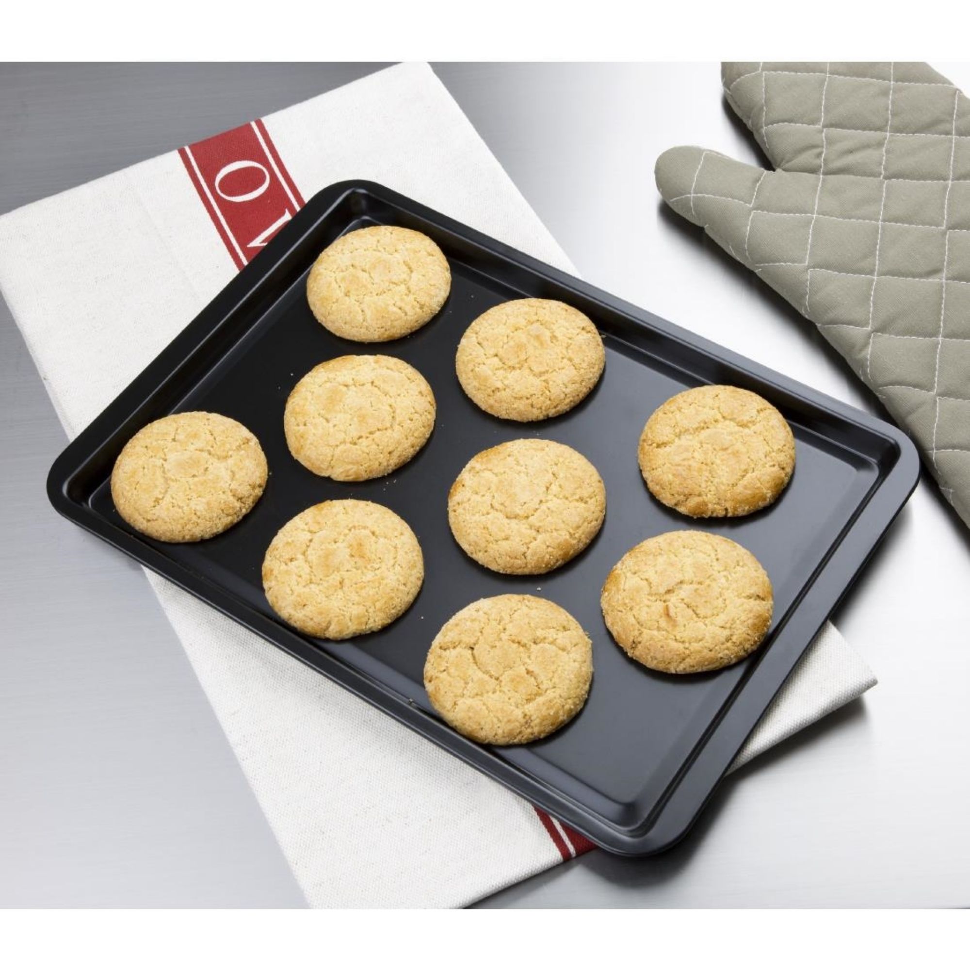 Picture of Vogue Non-Stick Carbon Steel Baking Tray 370 x 257mm