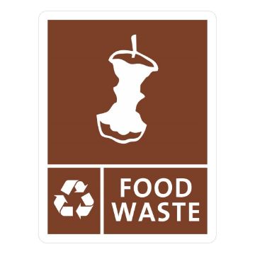 Picture of Jantex Slim Bin Food Waste Label