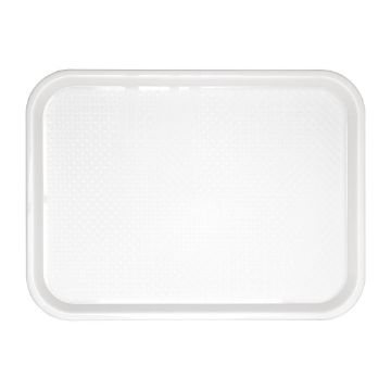 Picture of Olympia Kristallon Polypropylene Fast Food Tray White Small 345mm