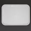 Picture of Olympia Kristallon Polypropylene Fast Food Tray White Small 345mm - GF995