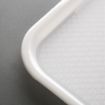 Picture of Olympia Kristallon Polypropylene Fast Food Tray White Medium 415mm - GF996