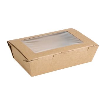 Picture of Fiesta Salad Box with PET Window 700ml (200 pack)