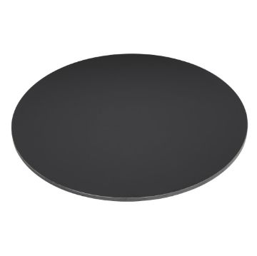 Picture of Bolero Matte Black Round Outdoor Table Top 600mm