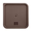 Picture of Hygiplas Square Food Storage Container Lid Brown Large