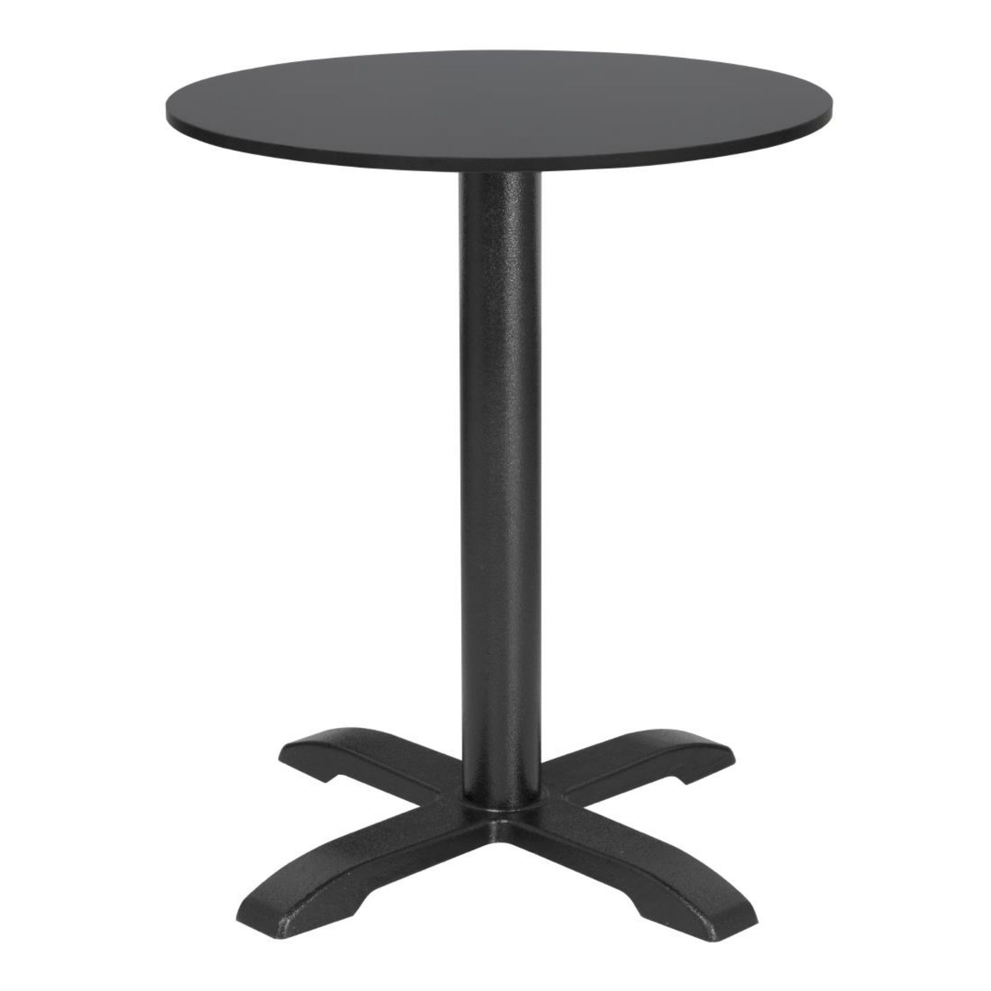 Picture of Bolero Matte Black Round Outdoor Table Top 600mm