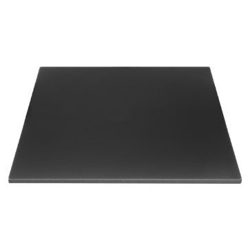 Picture of Bolero Matte Black Square Outdoor Table Top 700mm