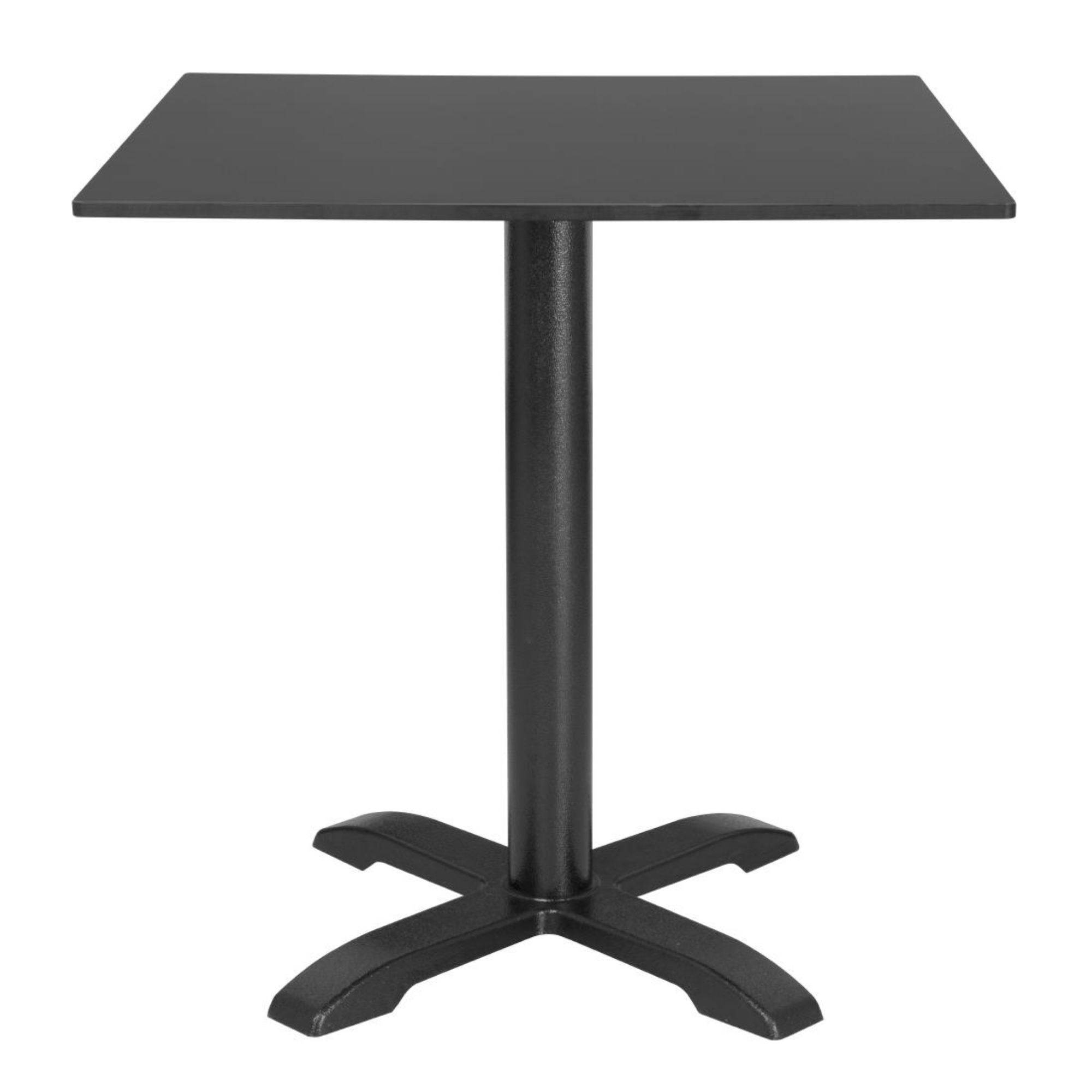 Picture of Bolero Matte Black Square Outdoor Table Top 700mm