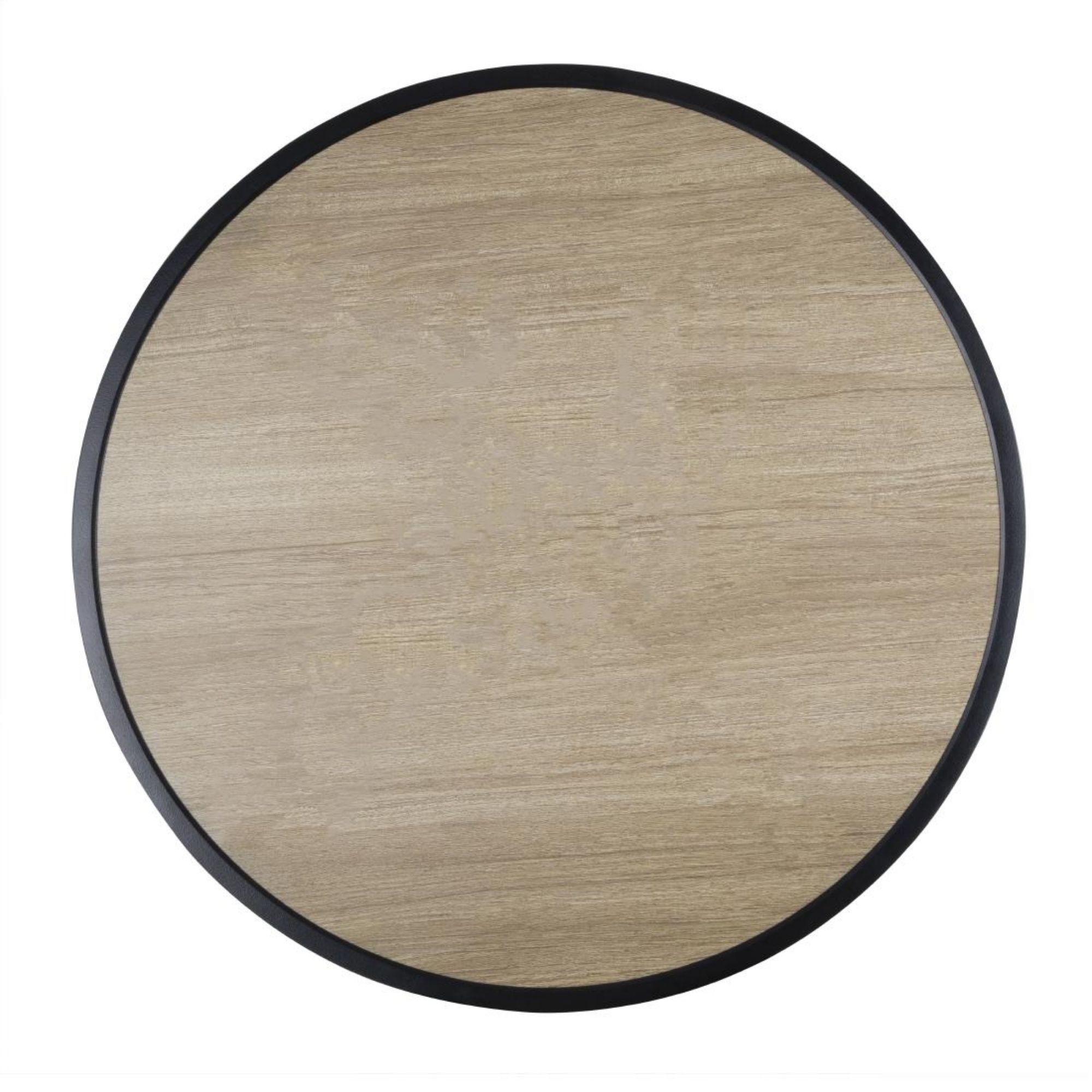 Picture of Bolero Marston Round Outdoor Table Black 700mm