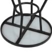 Picture of Bolero Marston Round Outdoor Table Black 700mm